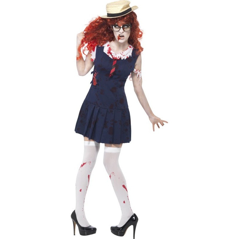 School girl zombie costume S