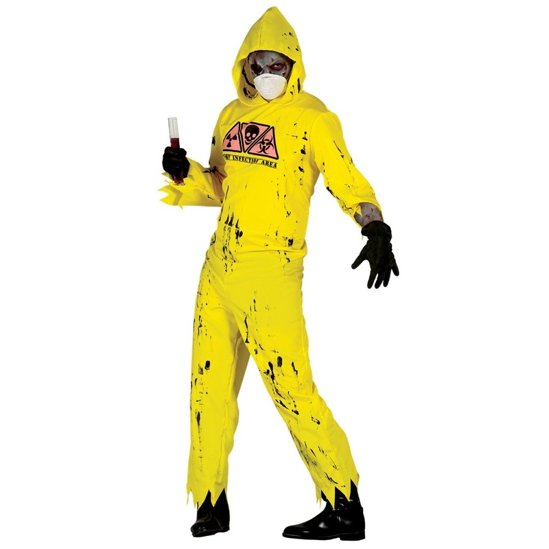 Toni Toxic Overall in yellow with mask 48-50