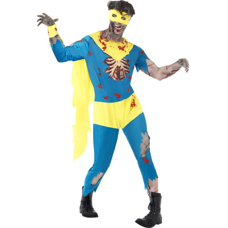 Undead bloody superhero costume M
