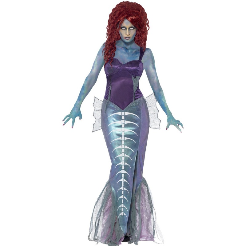 Zombie mermaid merle costume S