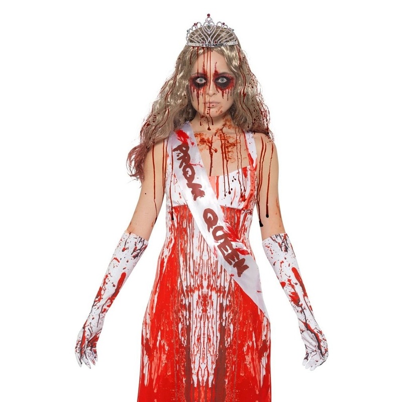 Zombie prom queen set 3 pieces