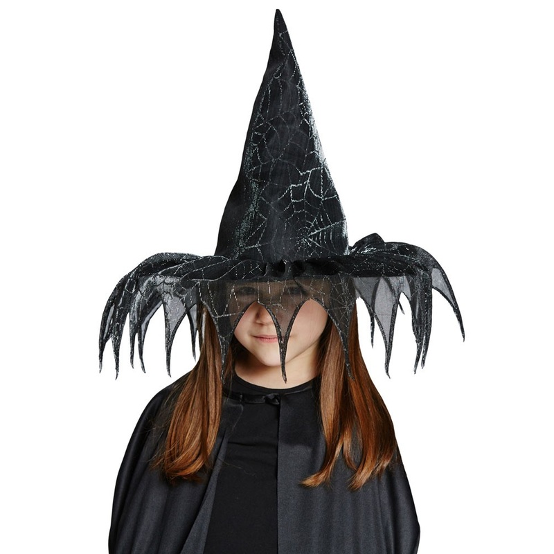 Enchanted spider witch hat for kids