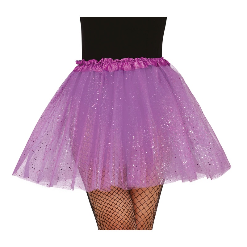 Glitter tutu for women purple