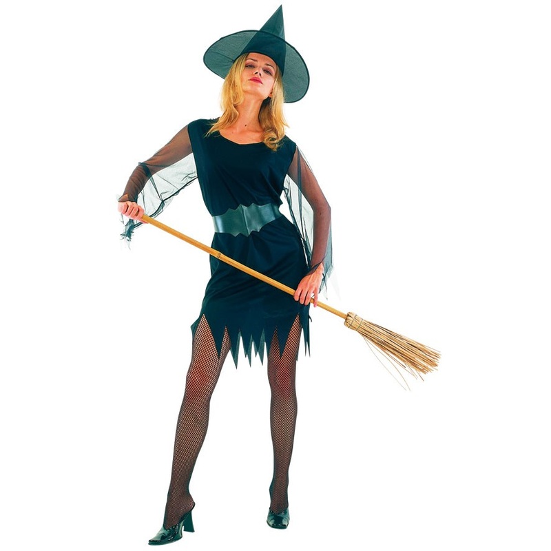 Halloween costume sexy witch mini skirt black