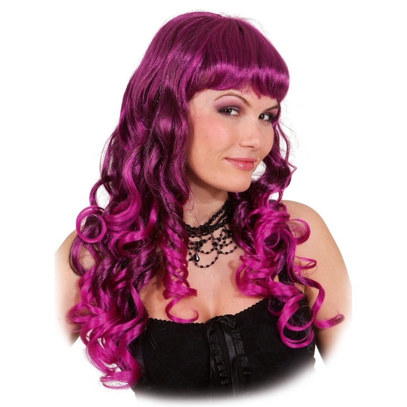 Joline Curls Long Hair Wig Purple
