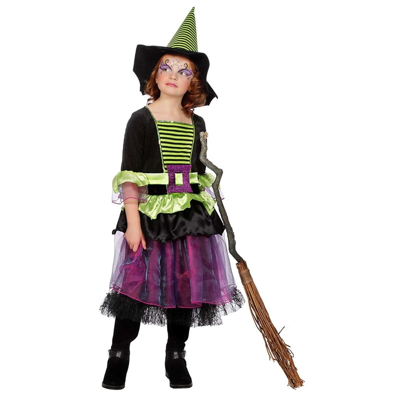 Little witch neandra neon costume for kids 104