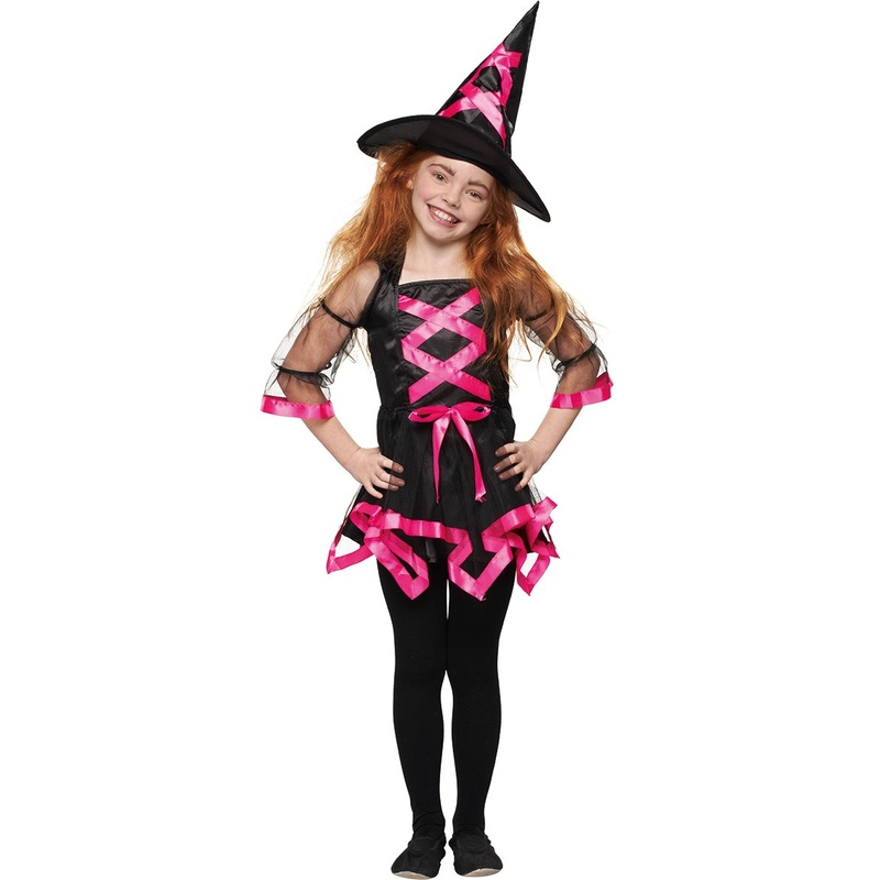 Little witch pinkie costume for kids 104