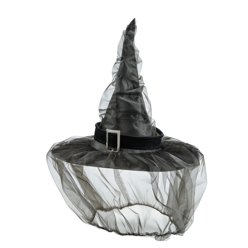 Scary witches pointed hat