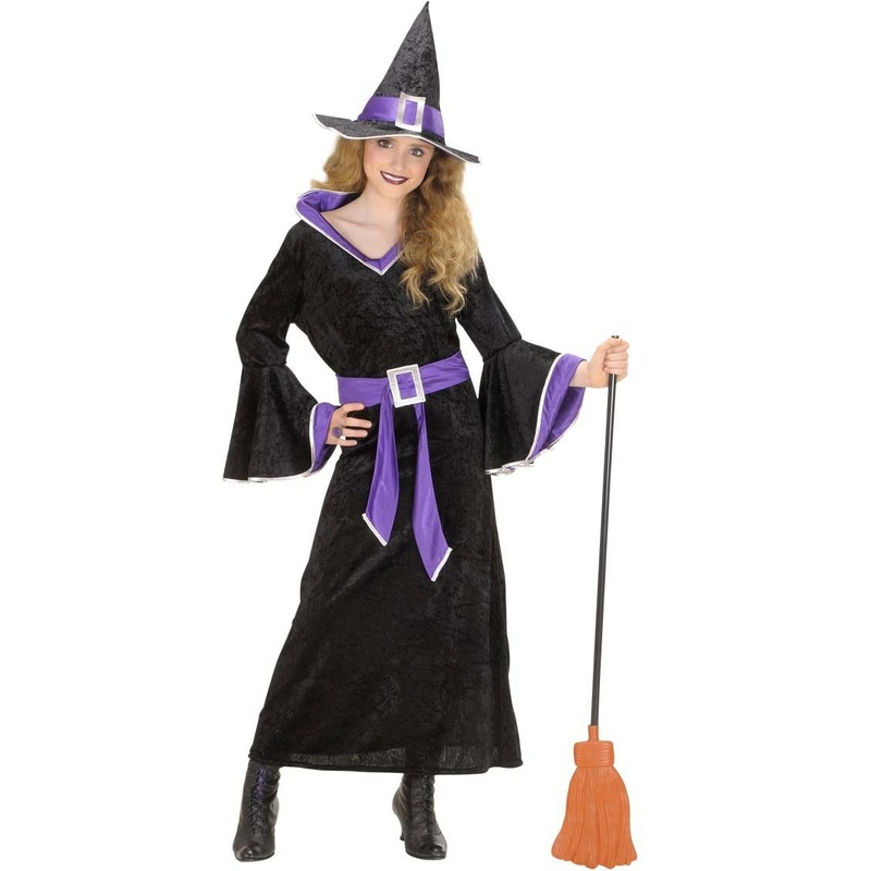 Stylish fashion witch Maura ladies costume black 128