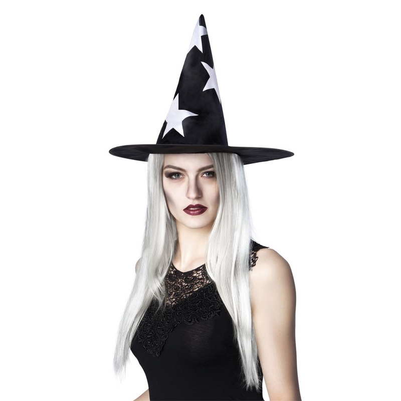 Witch wig with star hat