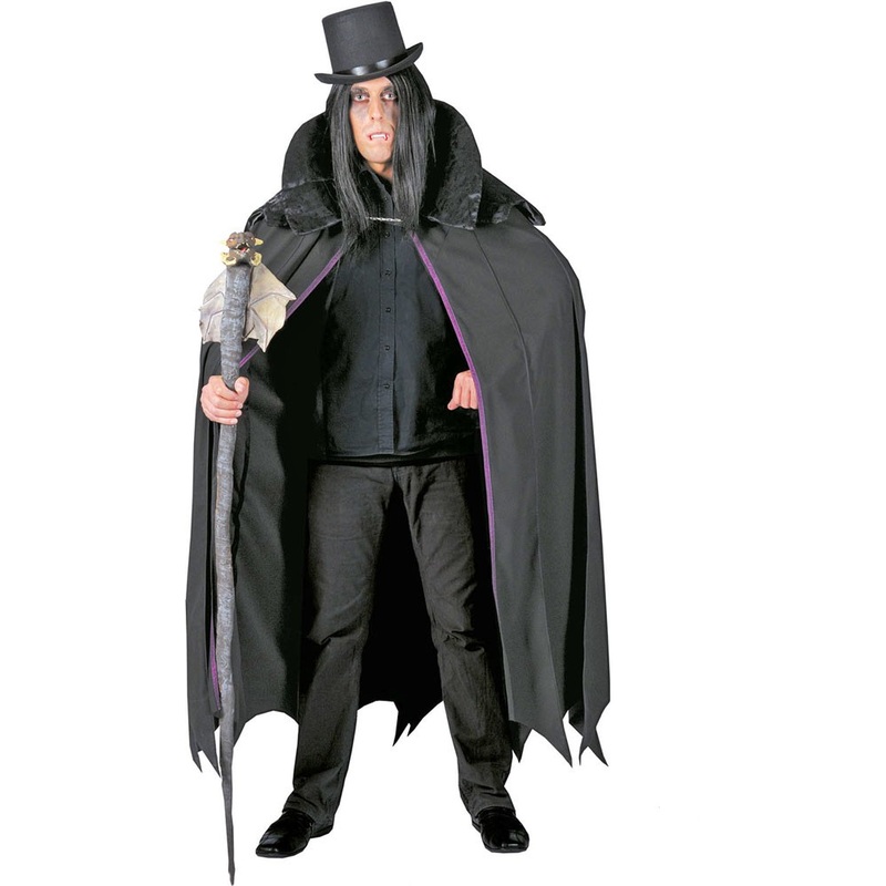 Black vampire cloak for men