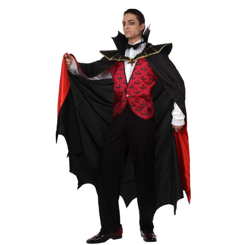 Elegant vampire costume deluxe for men M-L