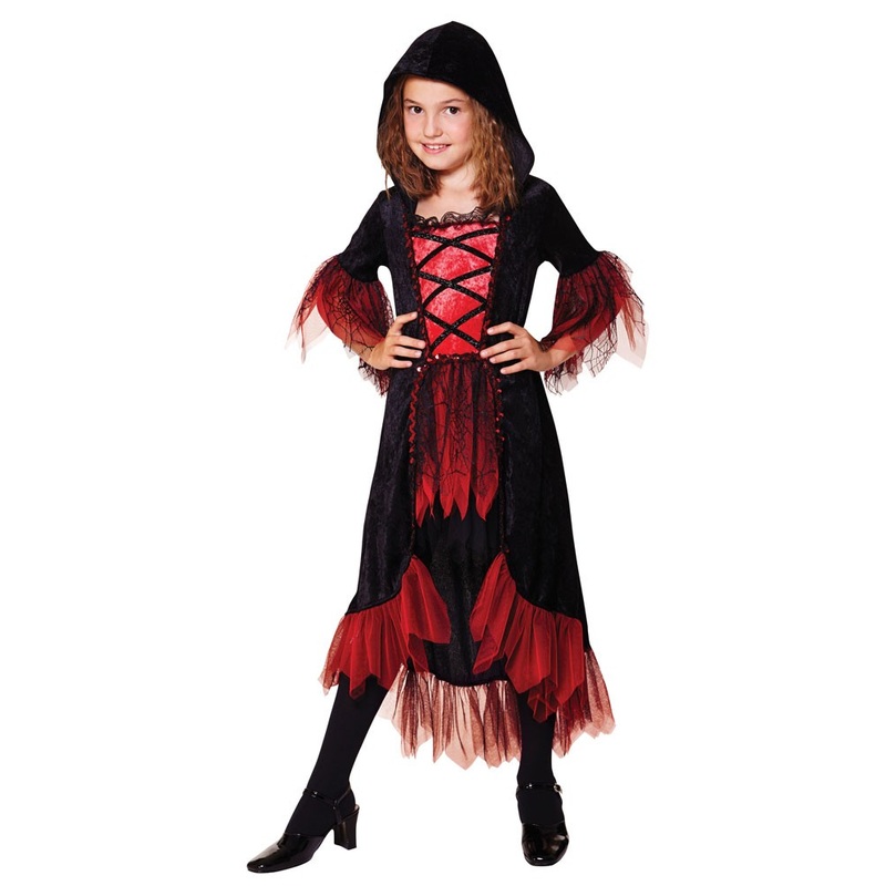 Gothic vampirella costume for children S