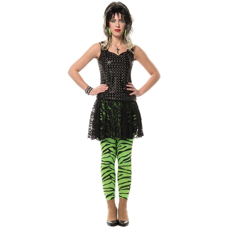 Green tiger sequin leggings 34