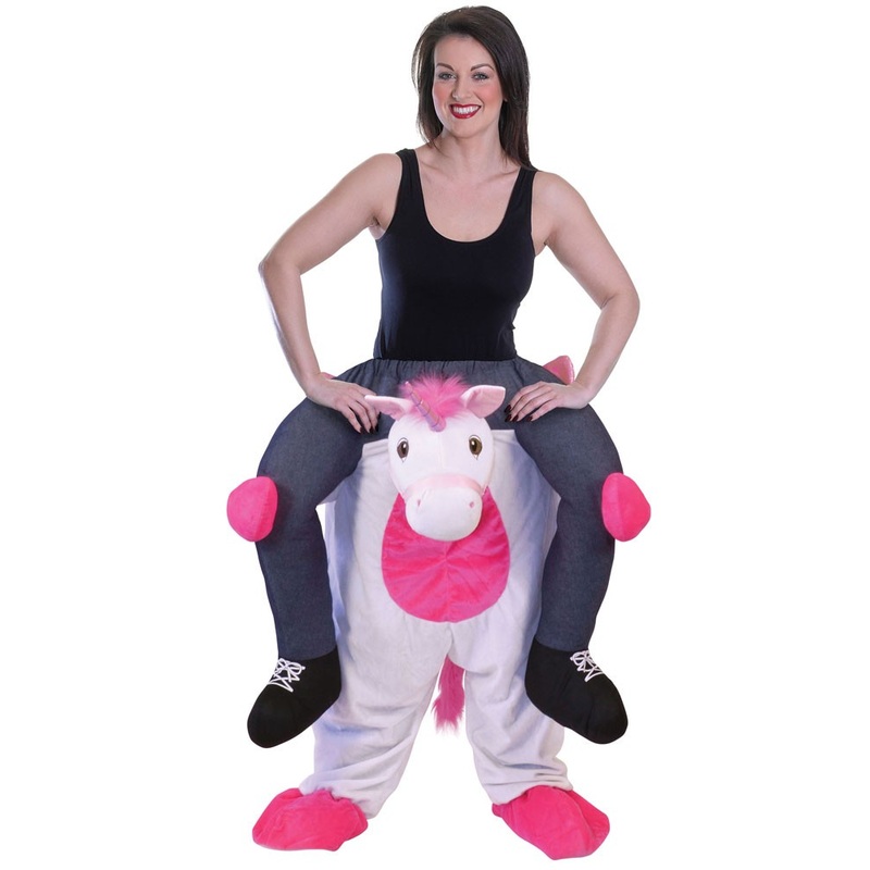 Piggyback unicorn costume
