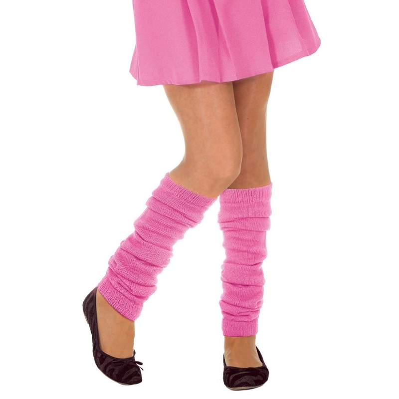 Pink leg warmers