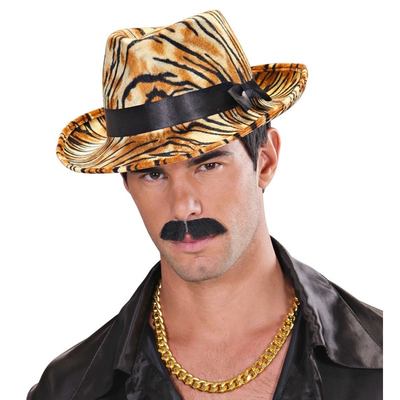 Safari fedora hat with satin ribbon