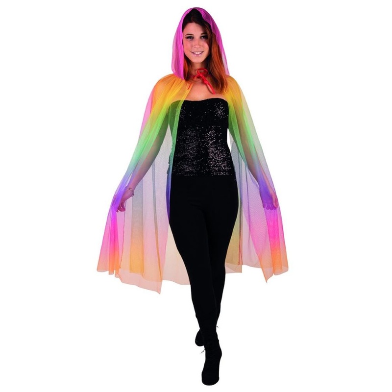 Transparent Rainbow Cape