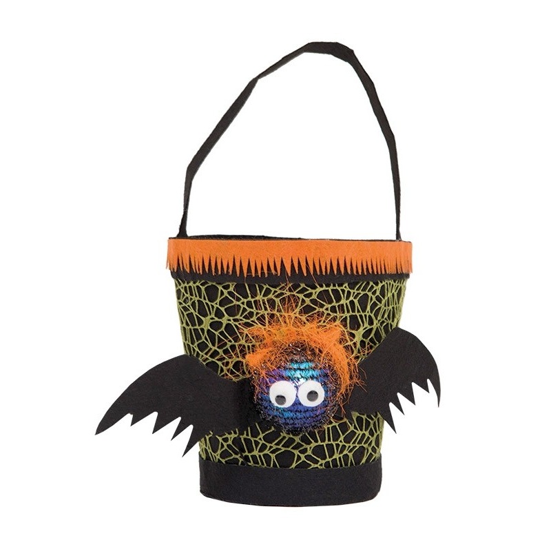 Trick or Treat Bat Bucket LED