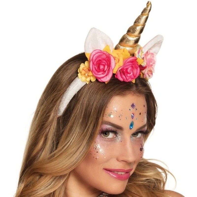 Unicorn rose petals headband