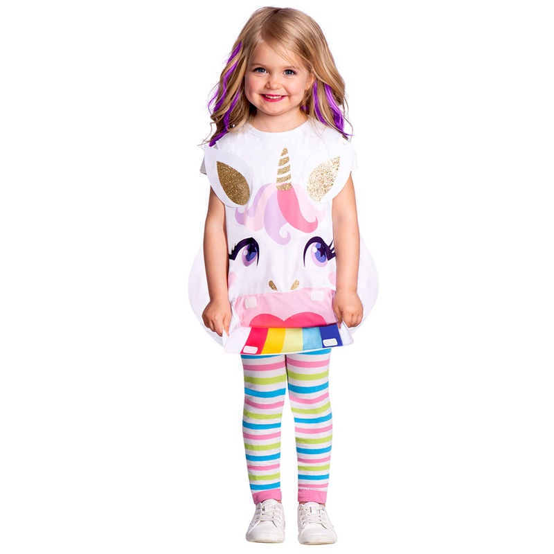 Unicorn throw costume for girls