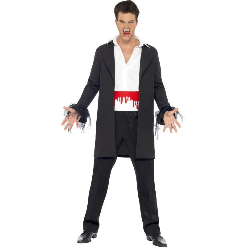 Vampire Cut Bloody Men Costume M