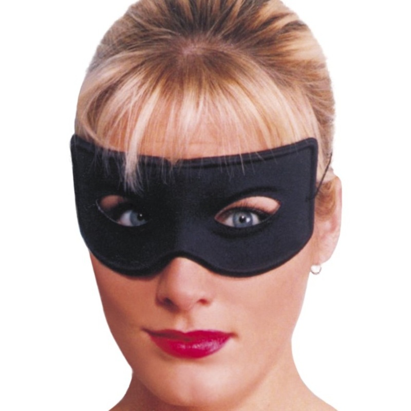 Black bandit eye mask for women