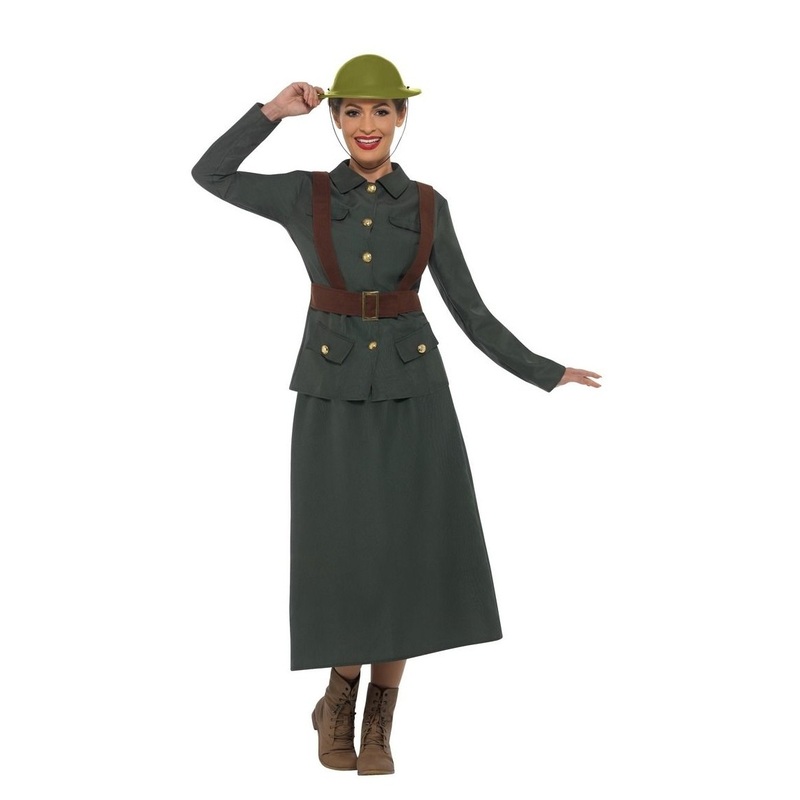 British female soldier Cora costume S