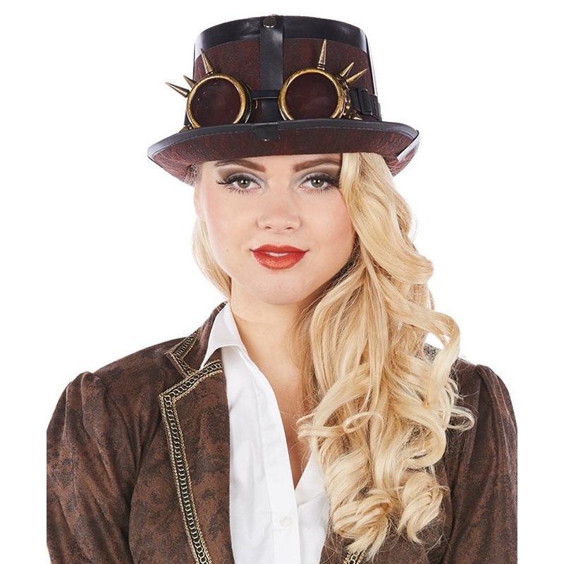 Brown steampunk time travel cylinder