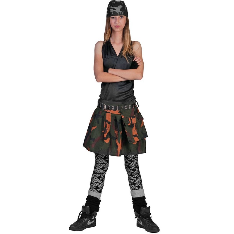 Camouflage Army Skirt 32-34
