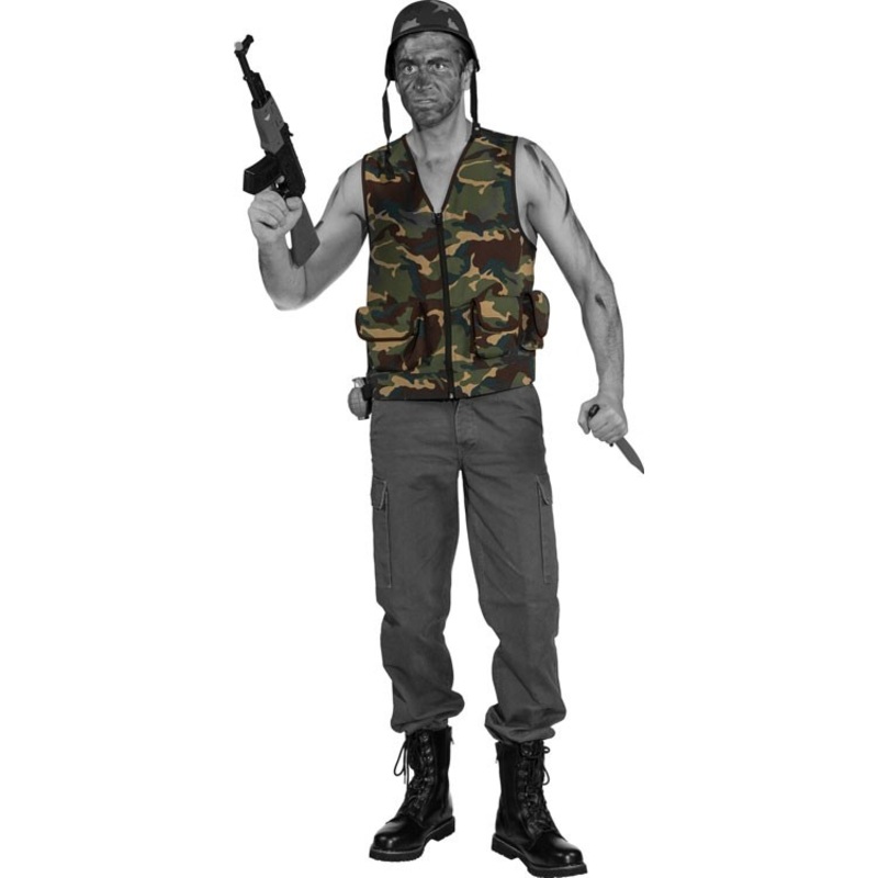 Camouflage vest for men