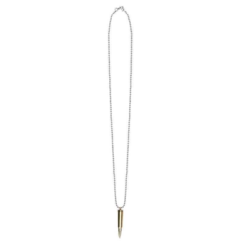 Cartridges necklace military look
