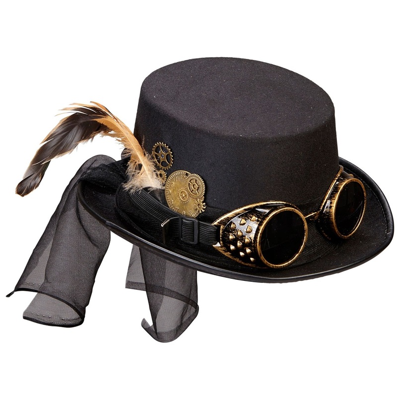 Elegant Ozzy Steampunk top hat