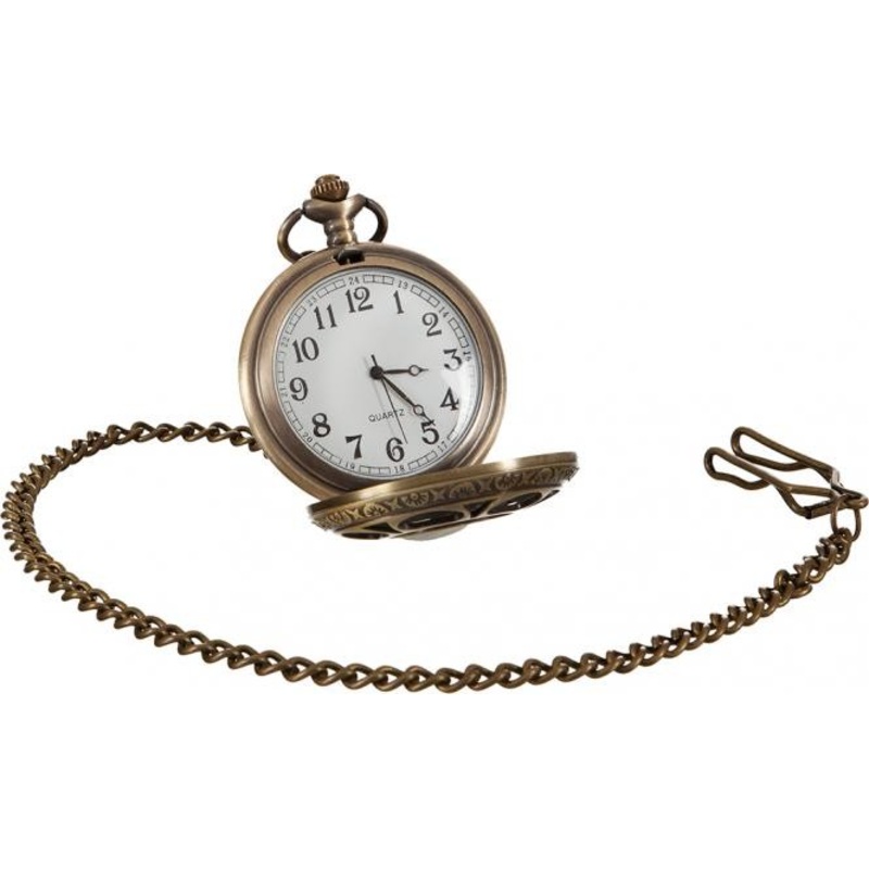Golden Classic Steampunk Pocket Watch