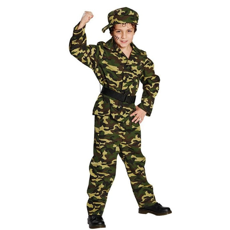 Military Army soldier child costume 116