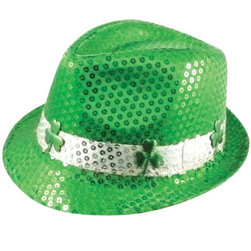 Sequin shamrock hat