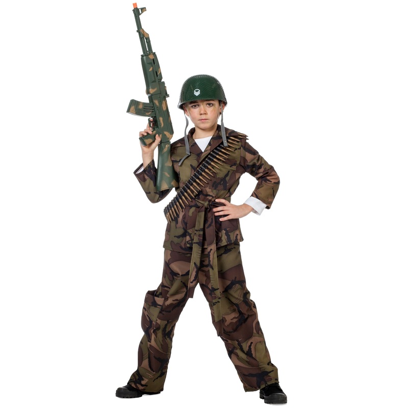 Soldier Camouflage Costume for Children 116