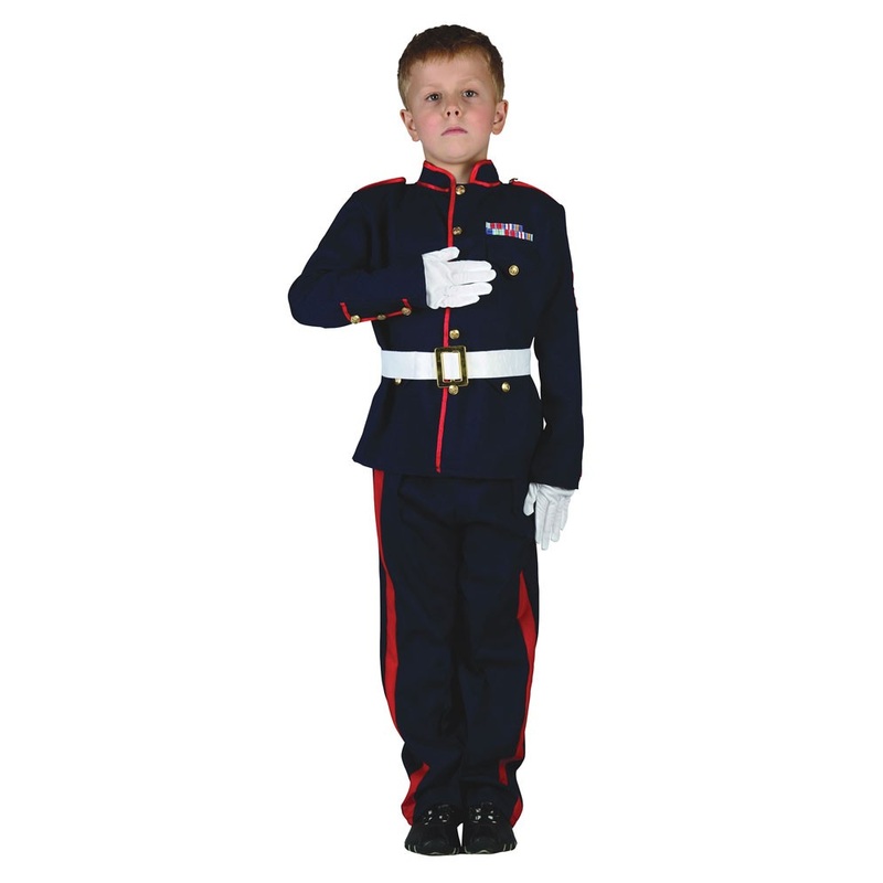 Soldier uniform child costume S