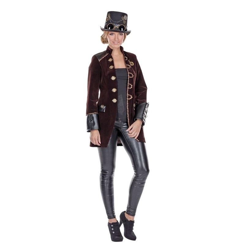 Steampunk coat Miss Loretta women's costume 36