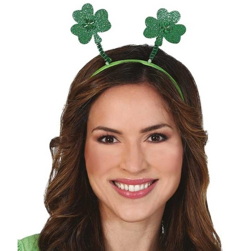 Sweet shamrock glitter headband
