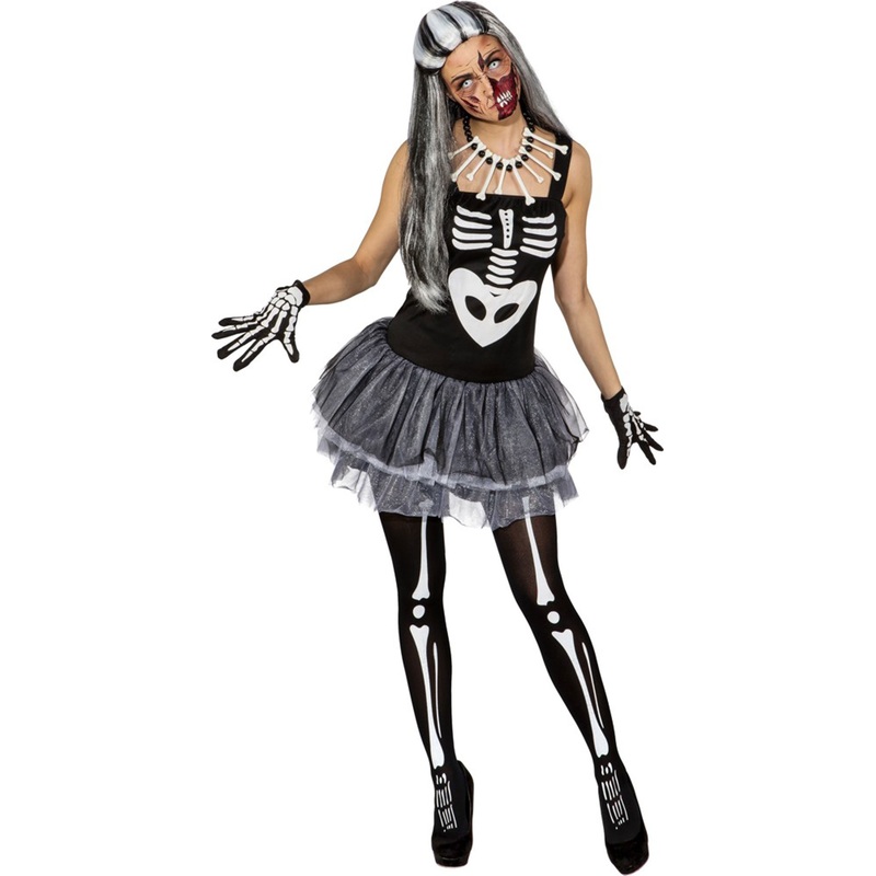 Bones dress with tulle skirt 34