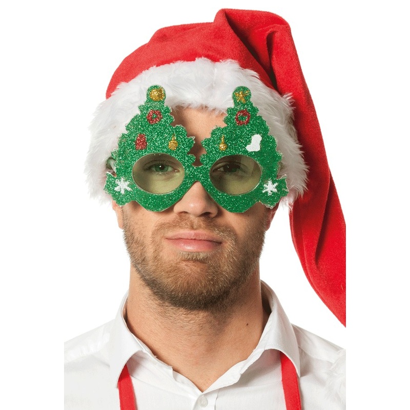 Flashing Christmas tree party glasses