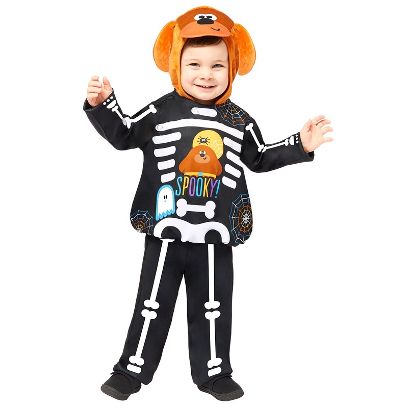Hey Duggee skeleton kids costume