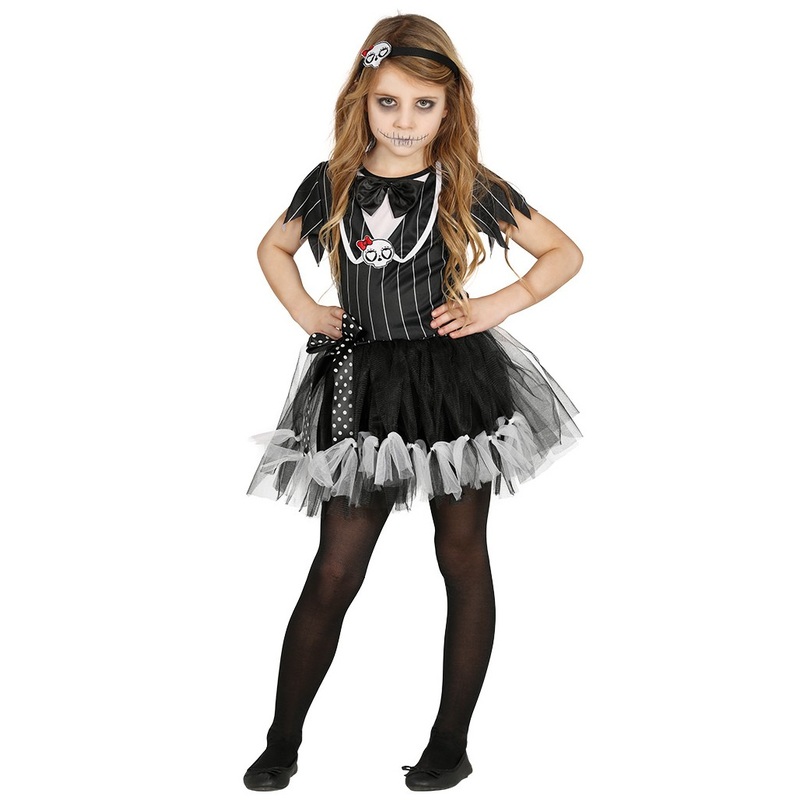 Little Skeleton Bride Mona Child Costume