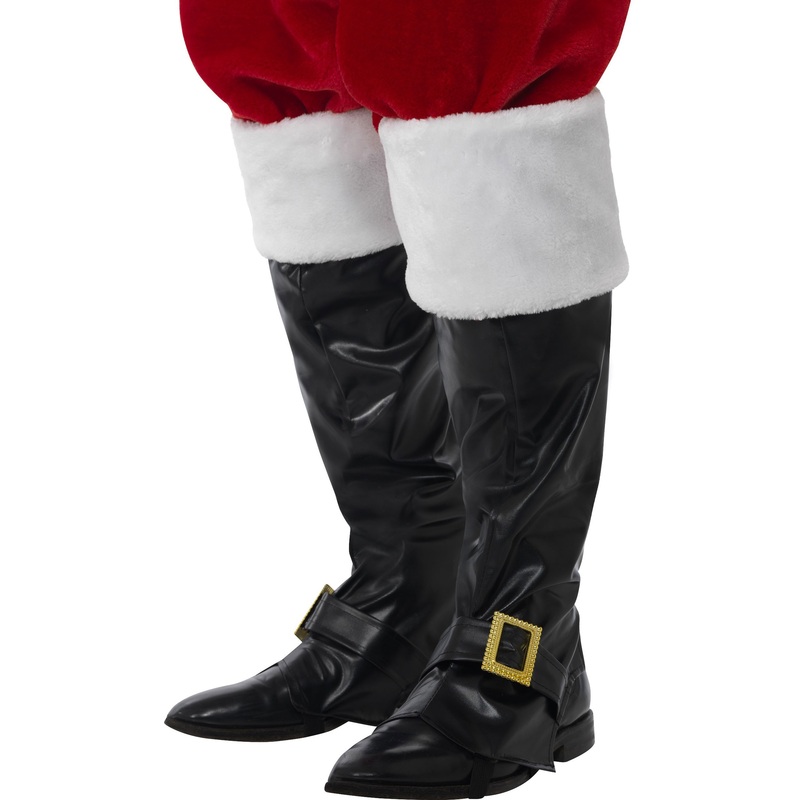 Santa Claus boot tops with buckle