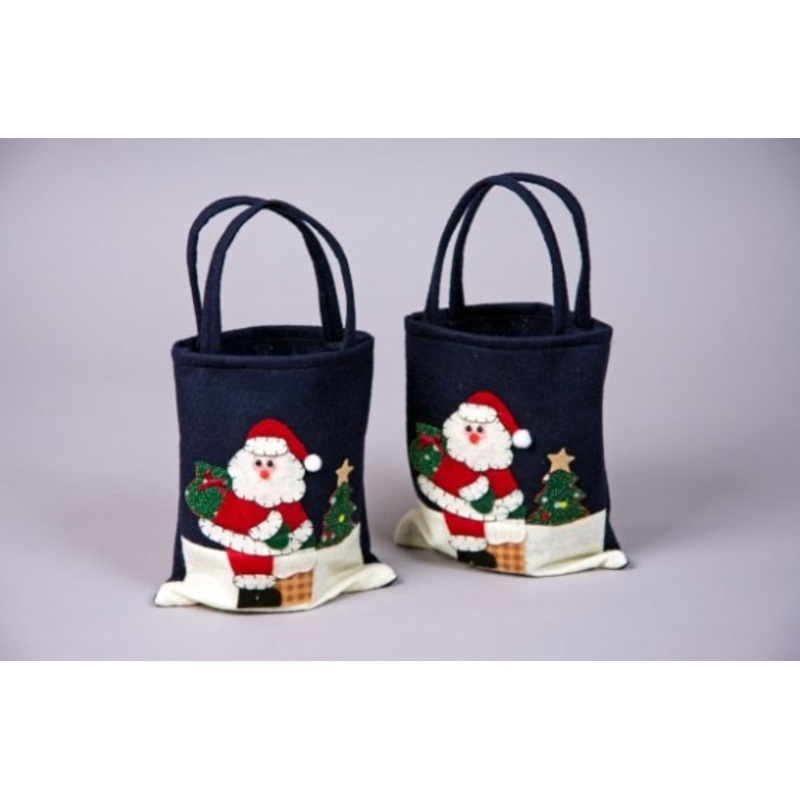 Santa Claus Rooftop Party Christmas Bag