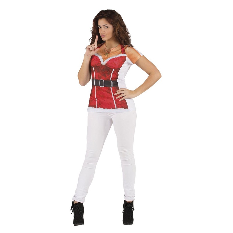 Sexy Christmas babe t-shirt M