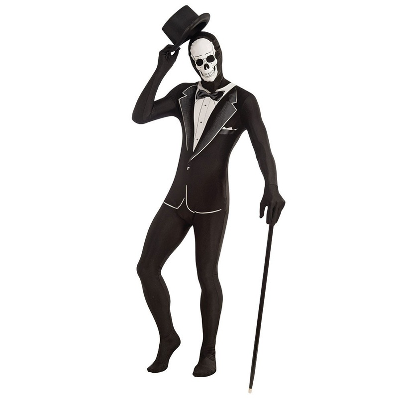 Skeleton full body suit for men