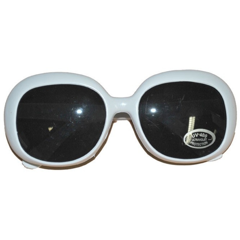 White 60s glasses