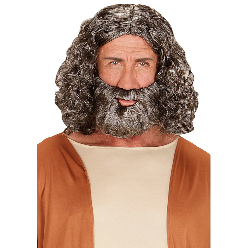 Ancient Mosius wig with beard